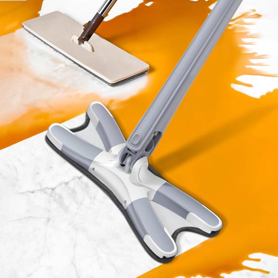 Yousheng X-Type Flat Mop Dry And Wet Dual Use Butterfly Mop No Wash Mop with 360-Degree Rotating Head for Home Dormitory Floors