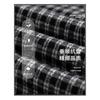 Woolen plaid pants women's spring and autumn new drape lazy loose pants small casual wide-leg pants