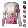 Women Long Sleeve Pattern Pocket Working Stand-up Collar Single-breasted Protective Overalls Cardigan Jacket Top