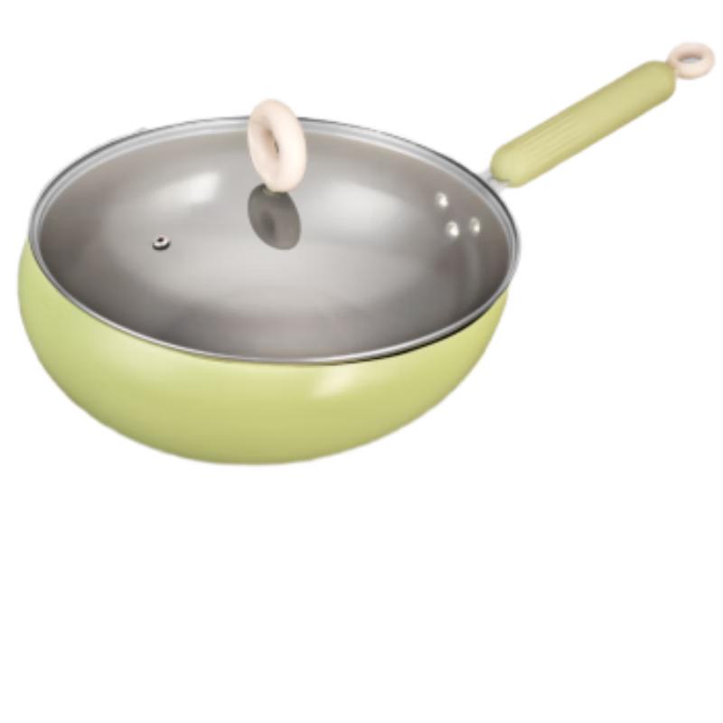 DStt Refined Iron 30cm Stir-fry Wok