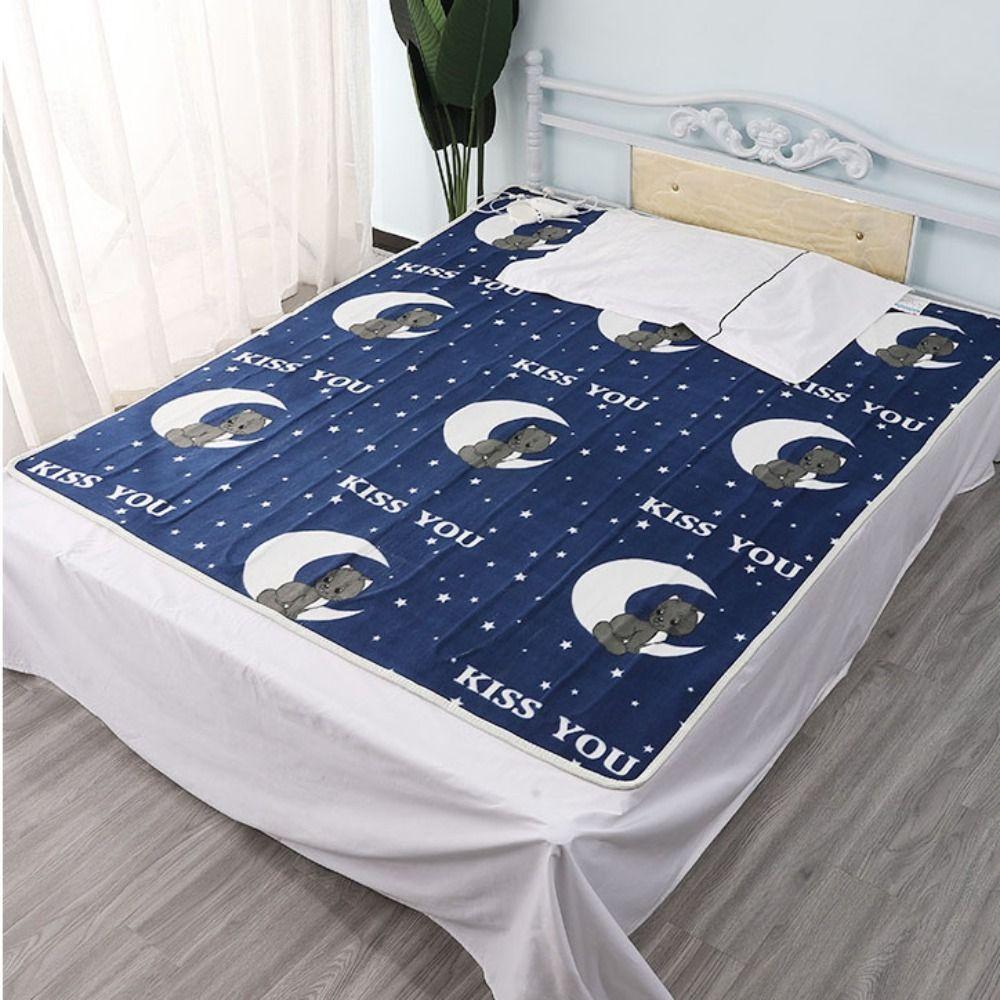 Safe for Single/Double Thermostat Bed Appliance Heated Blanket Winter Supplies Electric Blanket