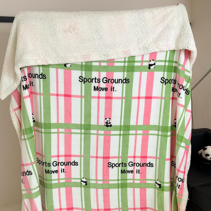 

Плюшевое мультяшное одеяло Kawaii, легкое домашнее текстильное мягкое одеяло из овечьей шерсти с застежкой-молнией, постельное белье, чехол для дивана для детей, подарок 150x200cm(59x79inch)