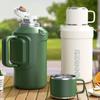 2000ML Large Capacity Vacuum Flask Outdoor Travel Keep Cold Insulated Bullet Thermoses Portable Stainless Steel Tea Water Bottle