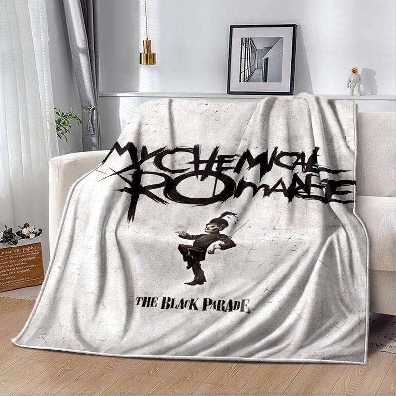 3D My Chemical Romance Band Gerard Way Soft Plush Blanket,Flannel Blanket Throw Blanket for Living Room Bedroom Bed Sofa Cover