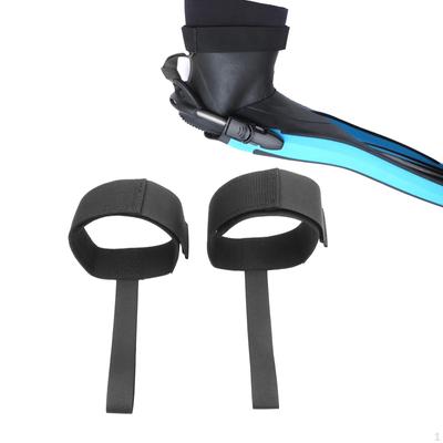 1 Pair Scuba Diving Fins Fixed Straps Adjustable Diameter 7-14cm Accessory Universal