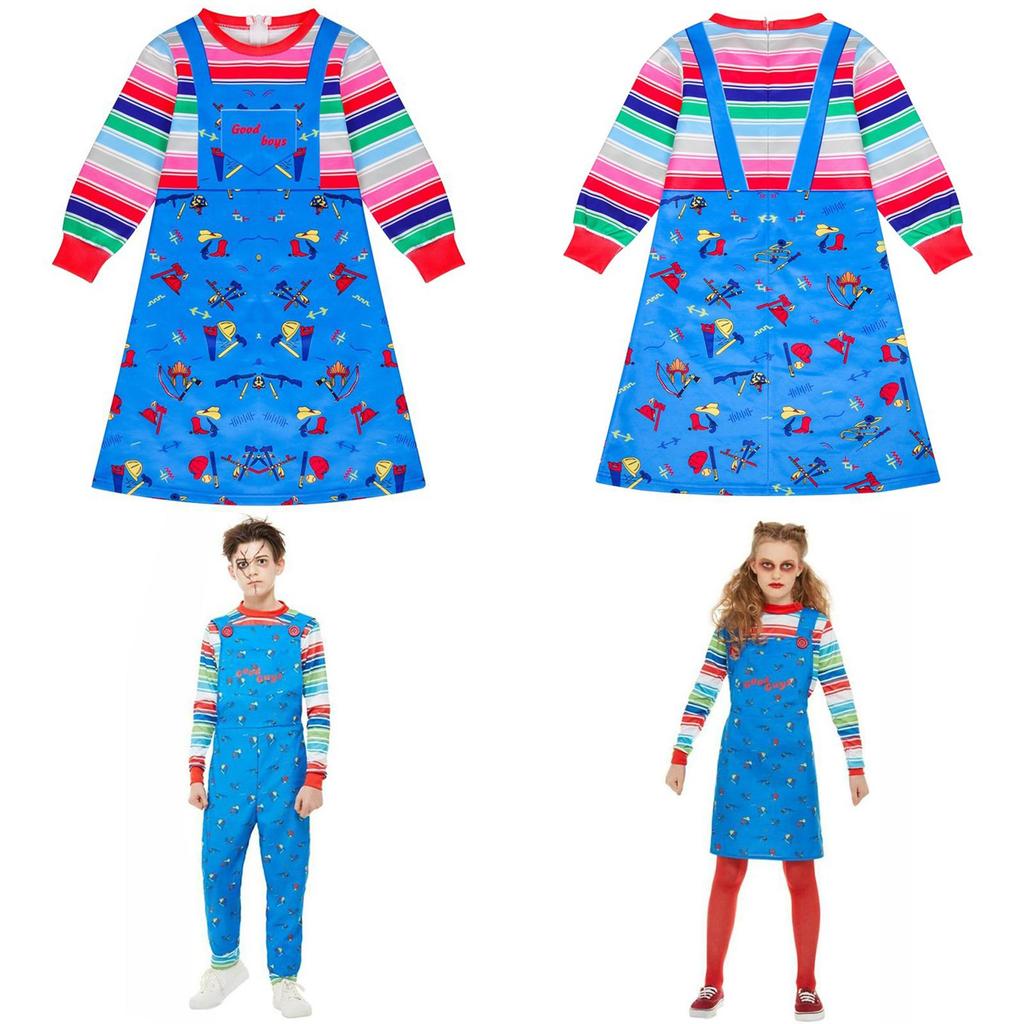 Delightful Child's Play Licensed Chucky Costume With Soft Material Suit
