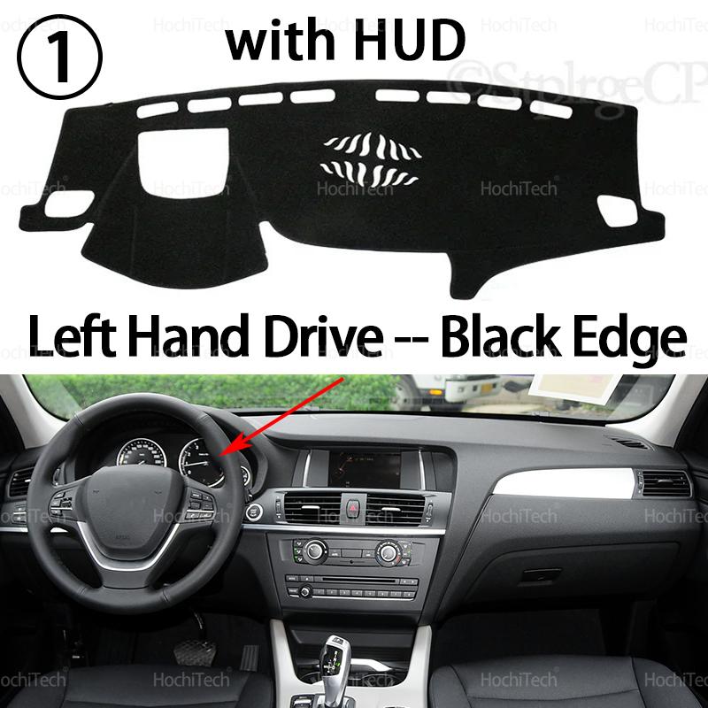 Dashboard Cover Avoid Light Anti-Slip Anti-dirty Mat Pad Sunshade Dashmat Protect for BMW X3 F25 2011-2017 2013 2014 2015 2016