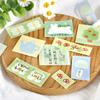 50sheets Slow Diary Series Kawaii Cartoon Patchwork Message notes DIY Scrapbook Aesthetic Stationery Craft Paper