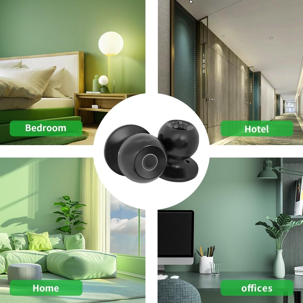 Inteligentna klamka do drzwi Zamek do drzwi na odcisk palca Inteligentny zamek Biometryczny zamek do drzwi Klamka do drzwi na odcisk palca z aplikacją TUYA do domu, sypialni