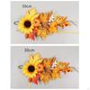 Fall Floral Teardrop Swag Wreath Artificial Hanging Decoration Maple Leaf for