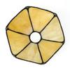 Retro lamp cover Feather Design 8" Yellow Stained Glass Lampshade - Perfect for Table, Floor Lamps & Chandeliers