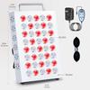 Red Light For Body, 660Nm 850Nm Near Infrared Light Lamp Panel With 40Pcs Dual Chips, Flexible Moveable Red Light Lamp For Face,Knee,Back