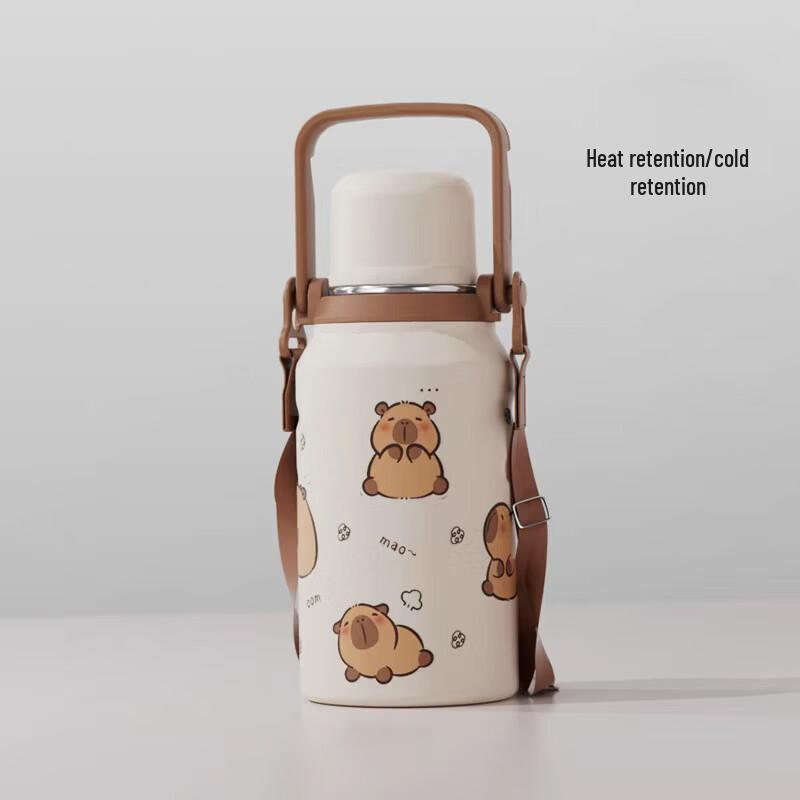 Capybara 3D Kids Insulated Water Bottle