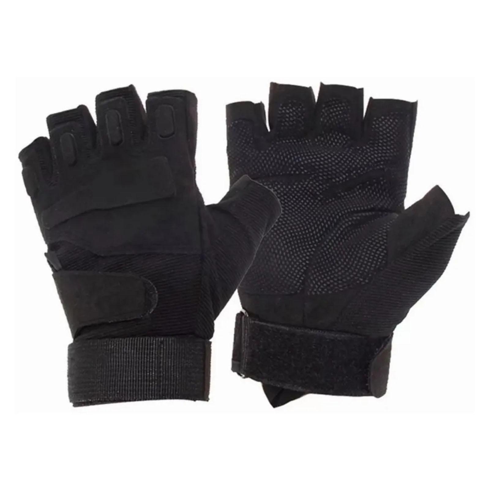 1 Pair Outdoor Sports Half Finger Gloves Fingerless Gloves for Hunting Riding Motorcycles