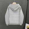 Men's Cotton Hooded Sweater: Autumn/Winter Casual Solid Color Jacket