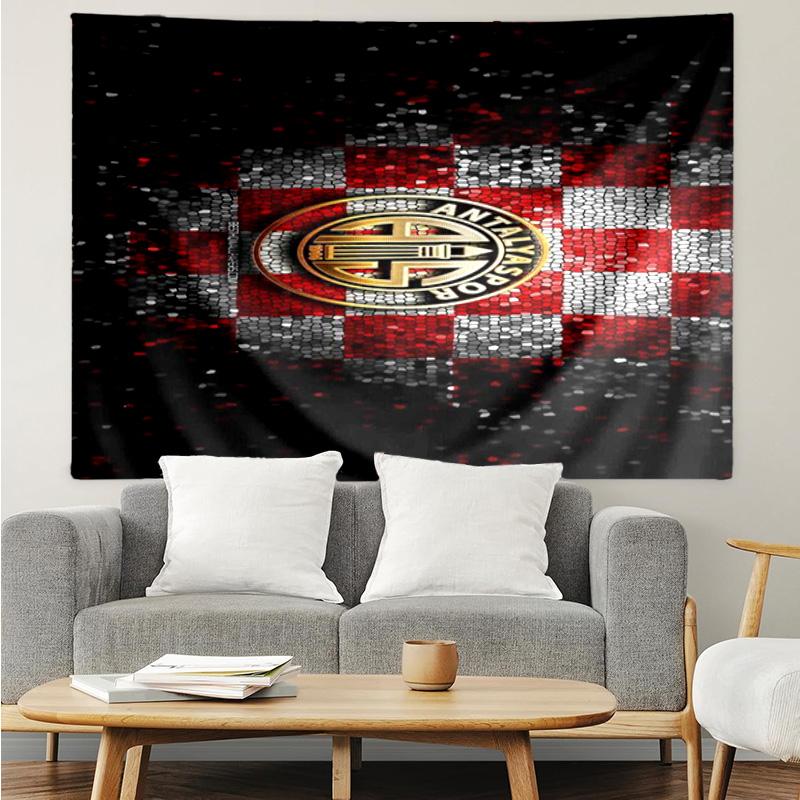 Atletico Belgrano Crest Tapestry Hanging for Bedroom,Livingroom, Playroom,Decor Art Room Wall Tapestry Holiday and Birthday Gifts