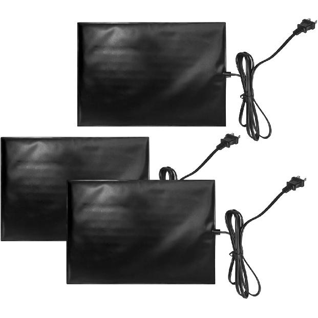 

3Pcs 12 x 18 RV Tank Heater Pad with Automatic Thermostat, 120V RV Water Tank Heating Pad for Camper Trailer Motorhome RV Water Tank Winterizing