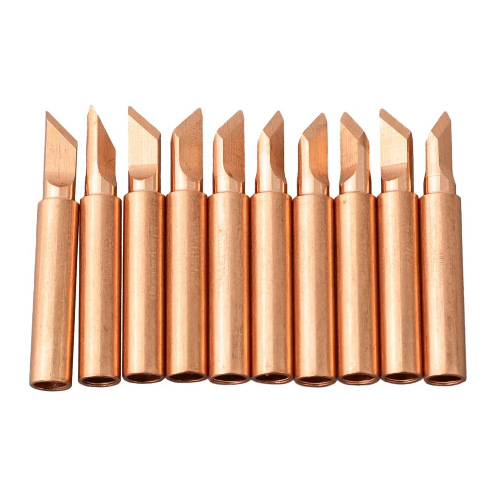 Soldering Iron Tip Precision 10Pcs Set of Copper Soldering Iron Tips 900M T K Improve Your Soldering Precision