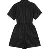Puma Women's Downtown Short Sleeve Romper Black 624108-01