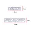 UNYG8 For Peugeot 508 GT Car 3D Metal Letters Logo Badge Decals Sticker Car Auto Rear Trunk Alphabet Emblem Styling Stickers