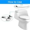 Stainless Steel Left Side Mount Toilet Flush Handle Worldwide Polished Chrome Trip Lever Replacement Kit For Toilet Tank