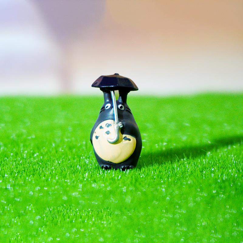 Moss Micro Landscape Ornaments: Umbrella Kitten Tree Stump DIY Succulent Resin Decor