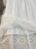 Korean Style Patchwork Wide-Hem Midi Skirt - High-Waisted Slimming A-line for Spring/Summer