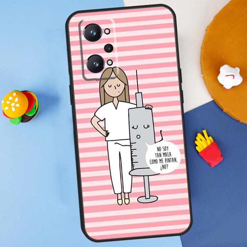 Nurse Doctor Dentist For Realme 14 13 12 10 11 Pro Plus GT 6 6T 5 GT7 Pro C55 C51 C21Y C25S C67 C75 C53 C61 Case