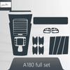 For Mercedes Benz A Class W177 V177 A180 A200 A220 A250 2019+ Car Center Console Full Set Interior Mouldings TPU Protector Film