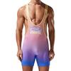 TAUWELL Men's New Fitness Swimming Suit Breathable 100% Polyester Knitted Quick Dry Vest Shark Pants for Foreign Trade