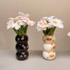 Handmade Cartoon Cat Decorative Flower Arrangement Living Room Floral Art Unique Ceramic Cute Home Decorations