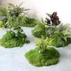 Artificial Moss for Potted Plants Realistic Fake Green Moss for DIY Crafts Terrarium Fairy Garden Table Centerpiece Wedding Party Decoration