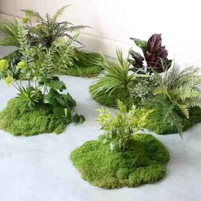 Artificial Moss for Potted Plants Realistic Fake Green Moss for DIY Crafts Terrarium Fairy Garden Table Centerpiece Wedding Party Decoration