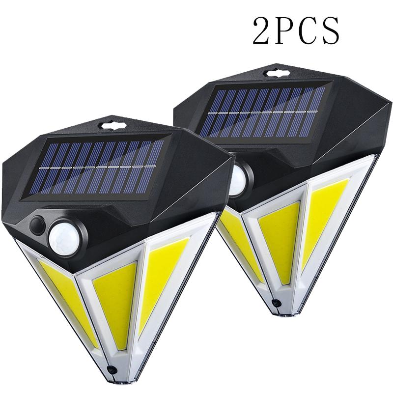 Super Bright LED Solar Light Outdoor IP64 Waterproof 3 Modes Solar Street Lamp Human Induction Solar Garden Decorative Lights