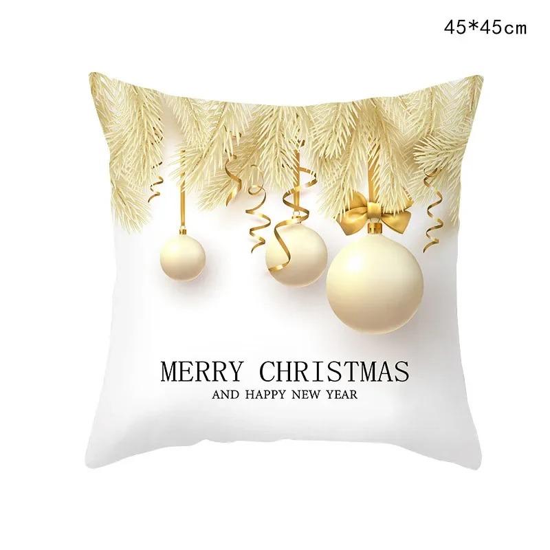 Christmas Themed Pillowcases Car Accessories Office Santa Claus Living Room Sofa Home Pillowcases