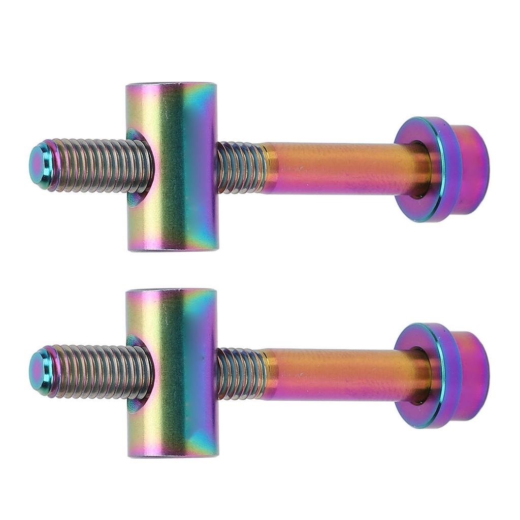 2pcs M5x40mm Ti Alloy Bike Seat Post Fixing Bolts Bike Seatpost Screws Cycling Accessories for Bike Seat Tube Colorful