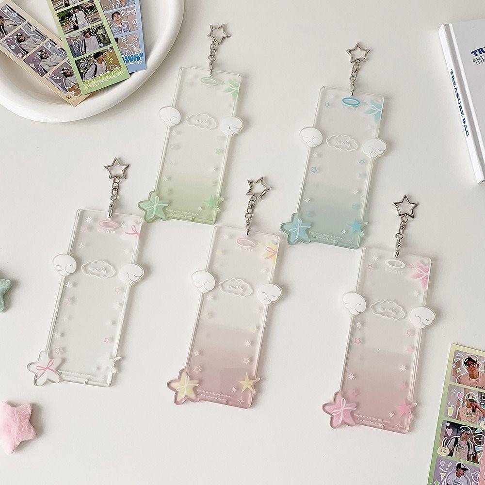 Acrylic Card Protective Cover Decor Pendant Photo Collect Book New Photocard Holder