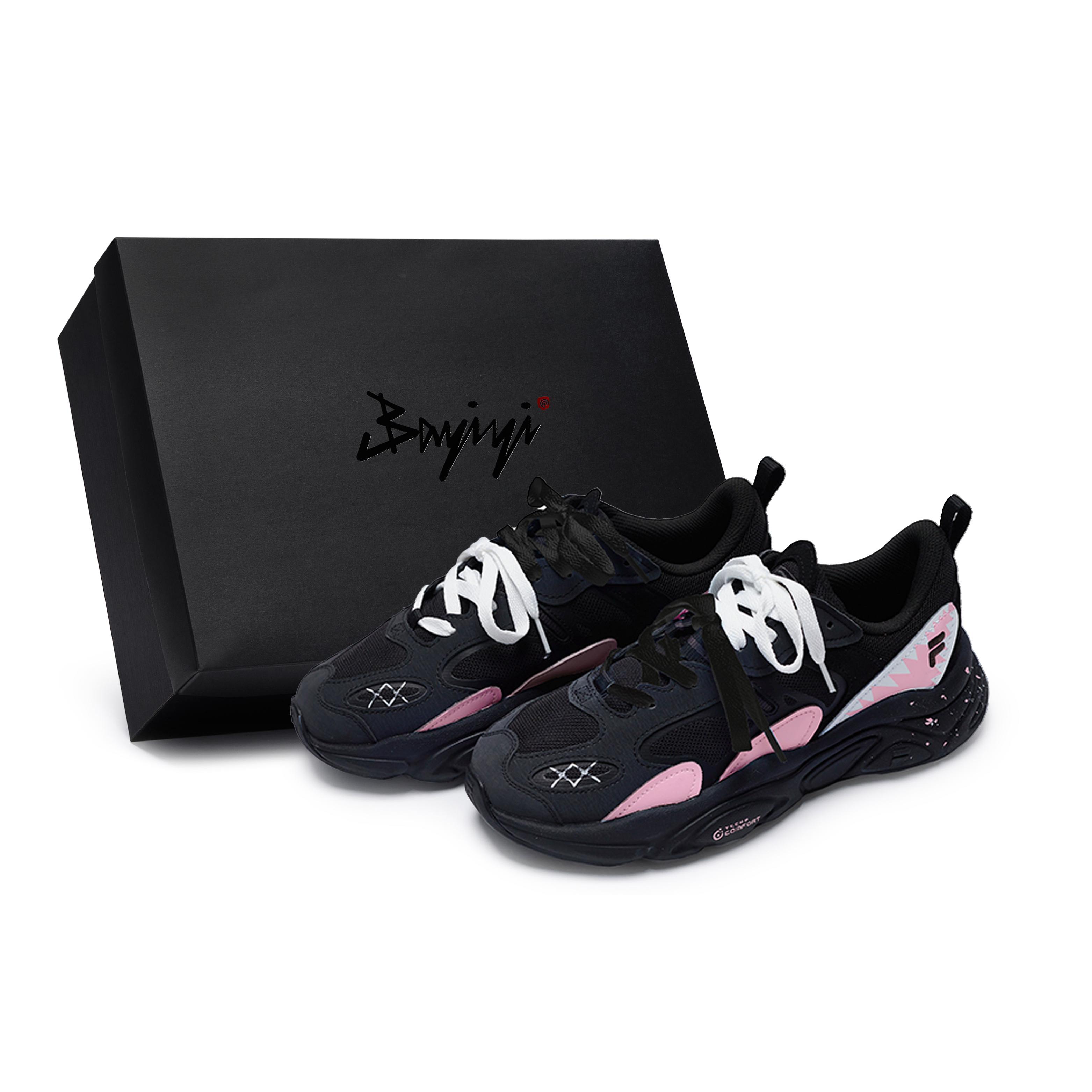 FILA Mars 2 Mars 2.0 811 Manufacturing, Tidal Pink, Special Shoe Box Low top Casual Shoes Men s Black Pink White F12M141116FBK(Team80-SBOX) 44.5