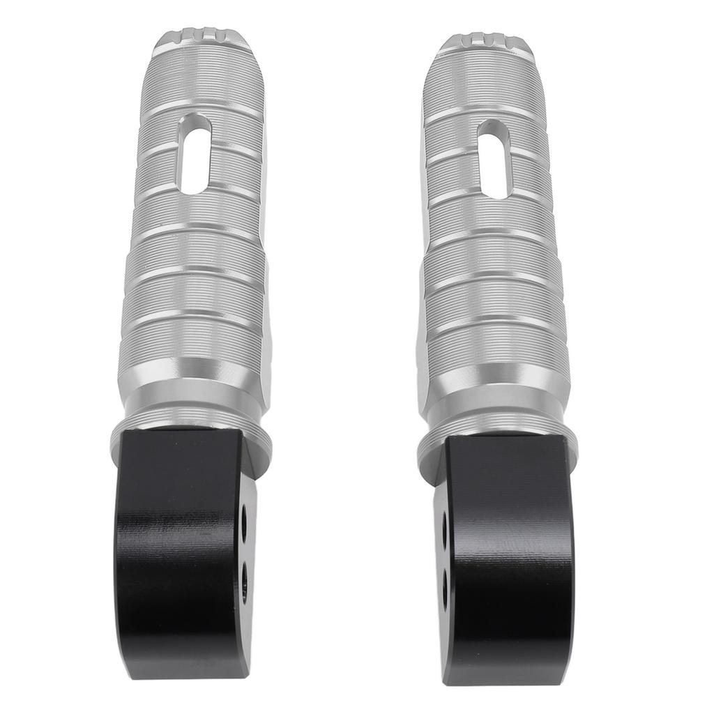 Motorcykel Bakre Pedal Halkskydd Aluminiumlegering Bakre Passagerarfotstöd Ersättning för VOGE 250RR 300AC 500AC Grå