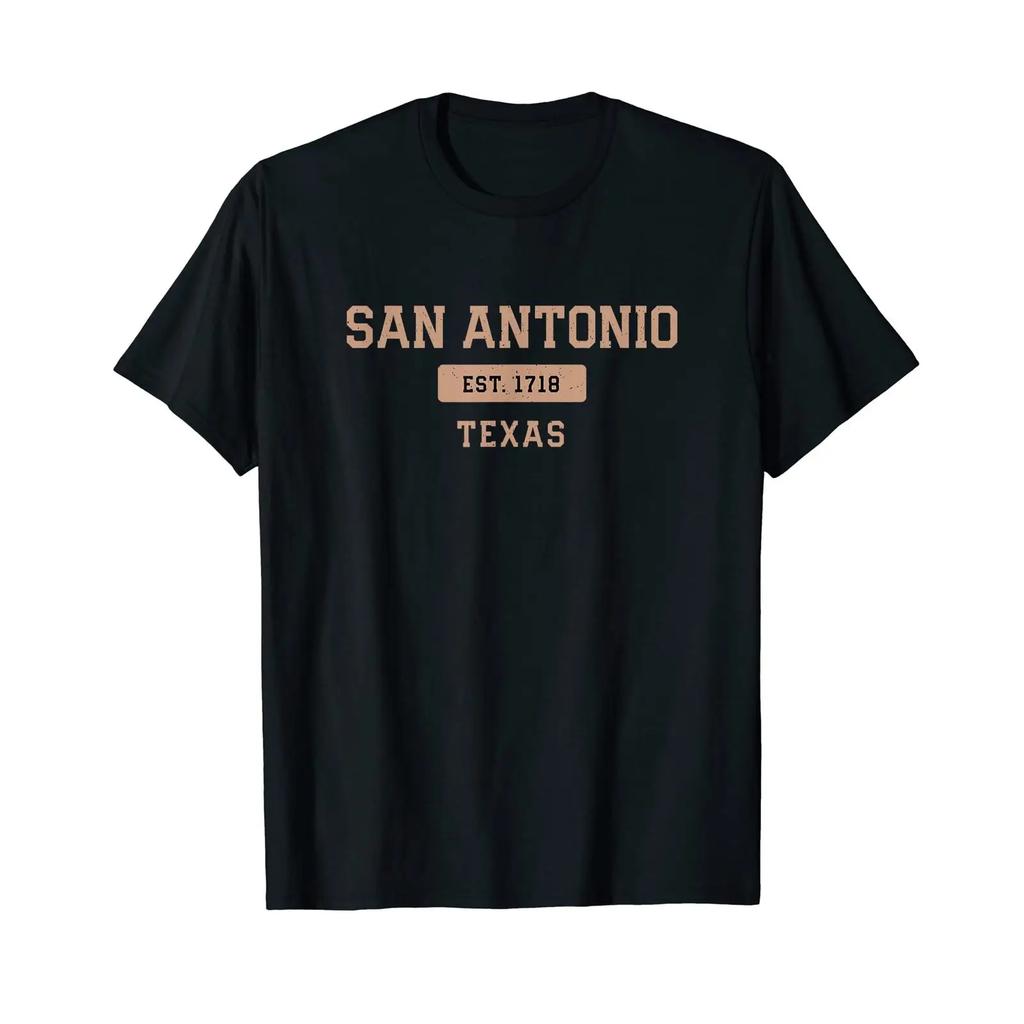 San Antonio Texas 1718 Resident TX Lokal Antonian T Shirt Vintage Washed Unisex Stylish Streetwear Designer Clothes Soft