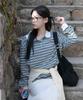 Maseumaluljeueopaeleol Multi Strip Collar Long Sleeve_Melange Gray