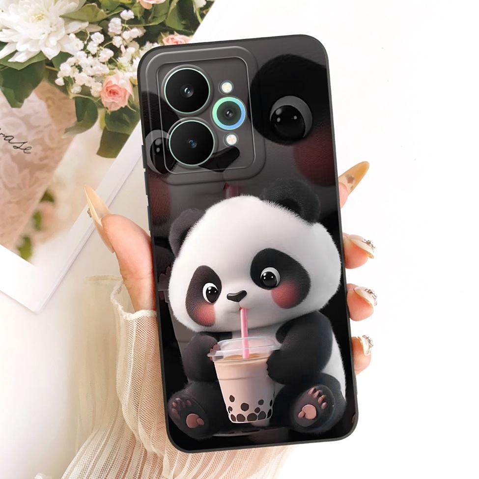 Cover For Realme 15 Pro Casing RMX5101 Silicone Luxury Fashion Flowers Kawaii Cute Painted Shockproof Phone Case