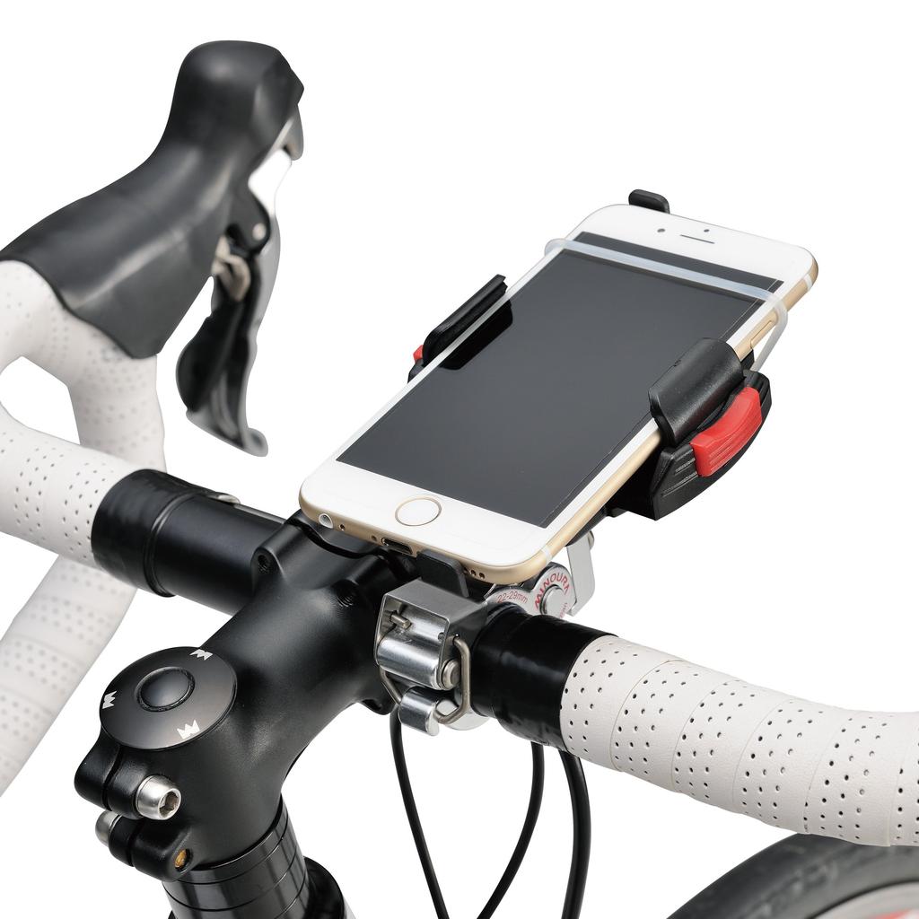 MINOURA Bicycle Smartphone Holder SM Clamp Specification Standard Compatible with Black iH-220-STD 22.2~28.6mm