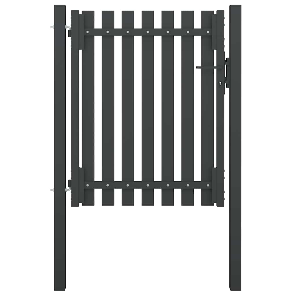 Steel Garden Gate 100 x 100 cm Anthracite