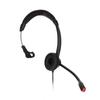 Single Ear Telephone Headset Noise Reduction Volume Adjustment Mute USB Business Headset with Mic Black H390‑USB‑1