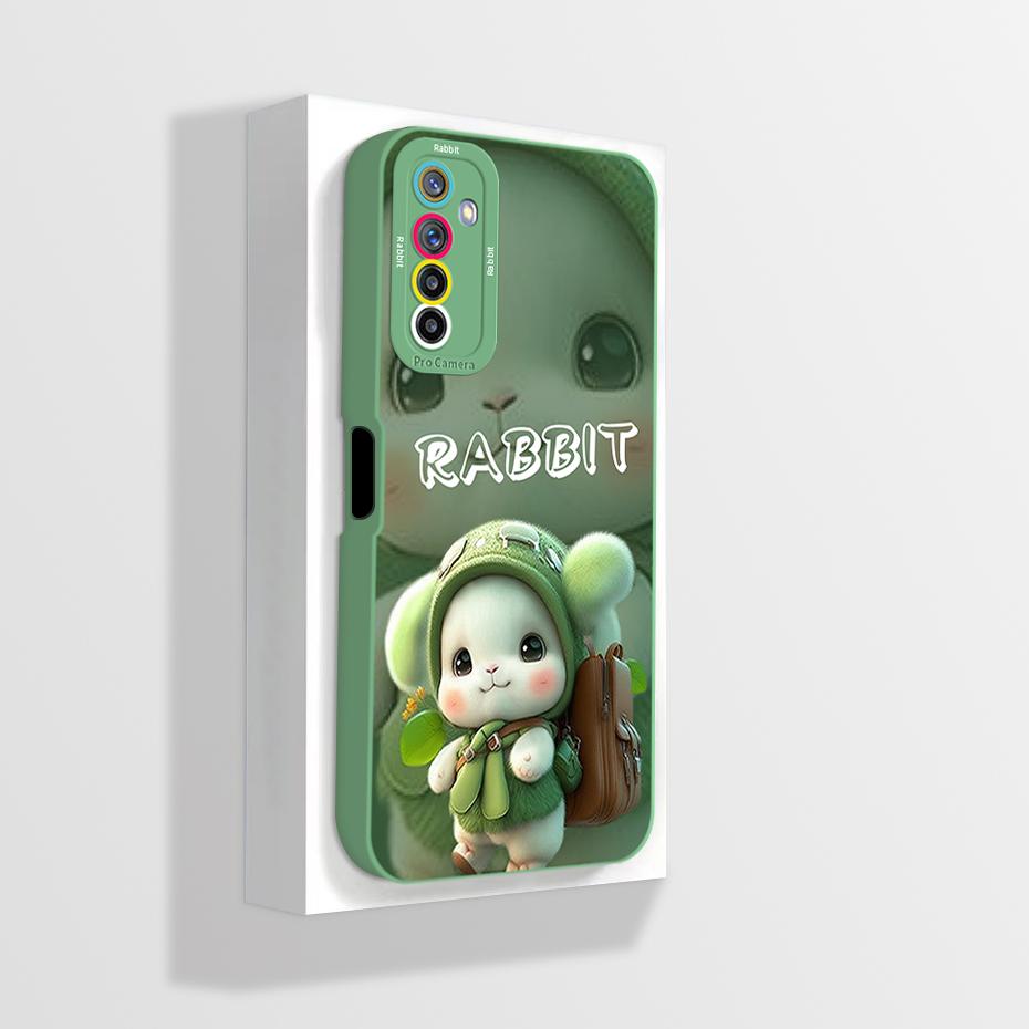 For Realme 6 Pro RMX2063 Case Realme 6 RMX2001 Phone Case Aesthetic Cartoon Astronaut ShockProof Soft Silicone Back Cover Fundas
