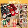 Cheerful Christmas Slipper Socks For Men Women And Kids With Plush Faux Fleece Lining