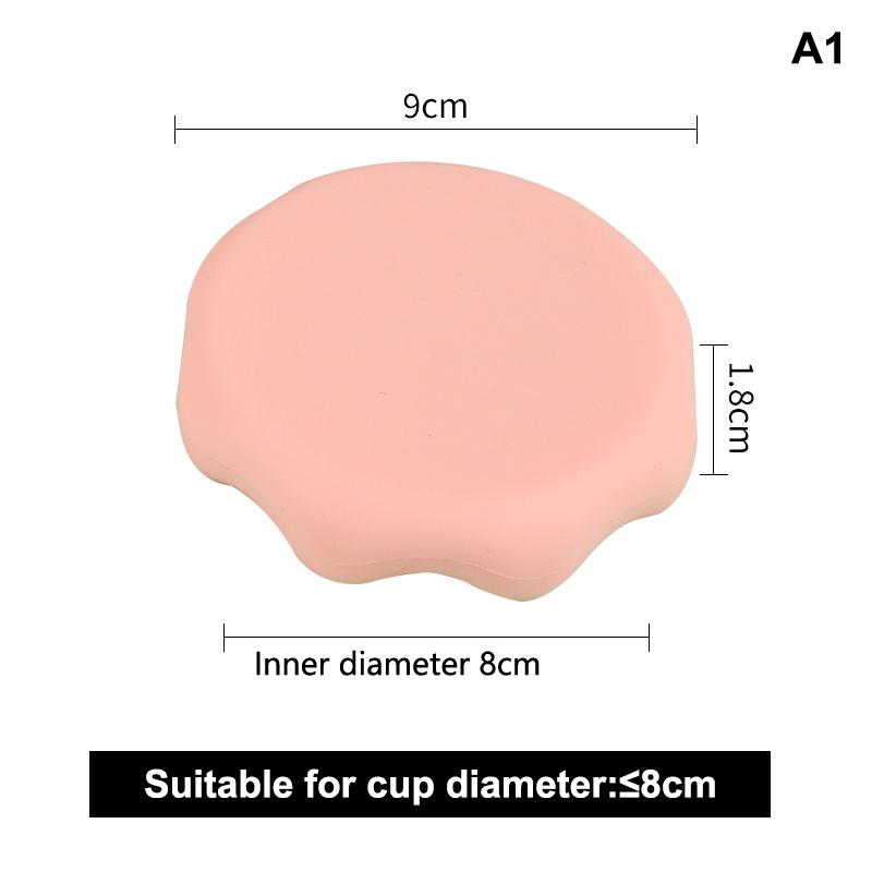 

Multi Sizes Silicone Leakproof Mug Lid Heat Insulation Outdoor And Home Use Coffee Cup Cover Reusable For Commute Travel