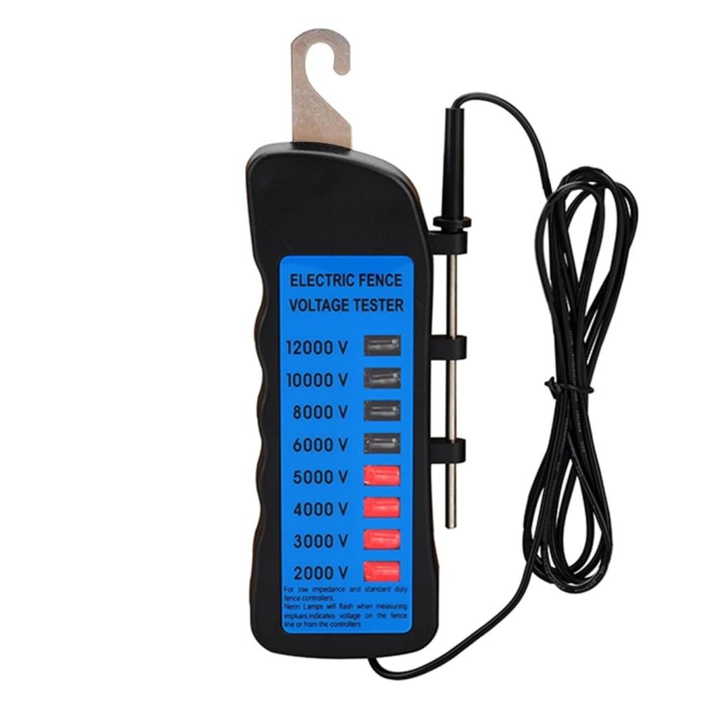 

Portable 12KV Electric Fence Tester Digital Display High Voltage Voltage Tester Handheld Electric Tester Agricultural