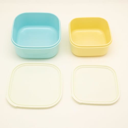 OSK (OSK) 2-Piece Set of 910ml Chiikawa CKW No.5 Bento Boxes with Antibacterial Sealing, Made in Japan, SSP-22